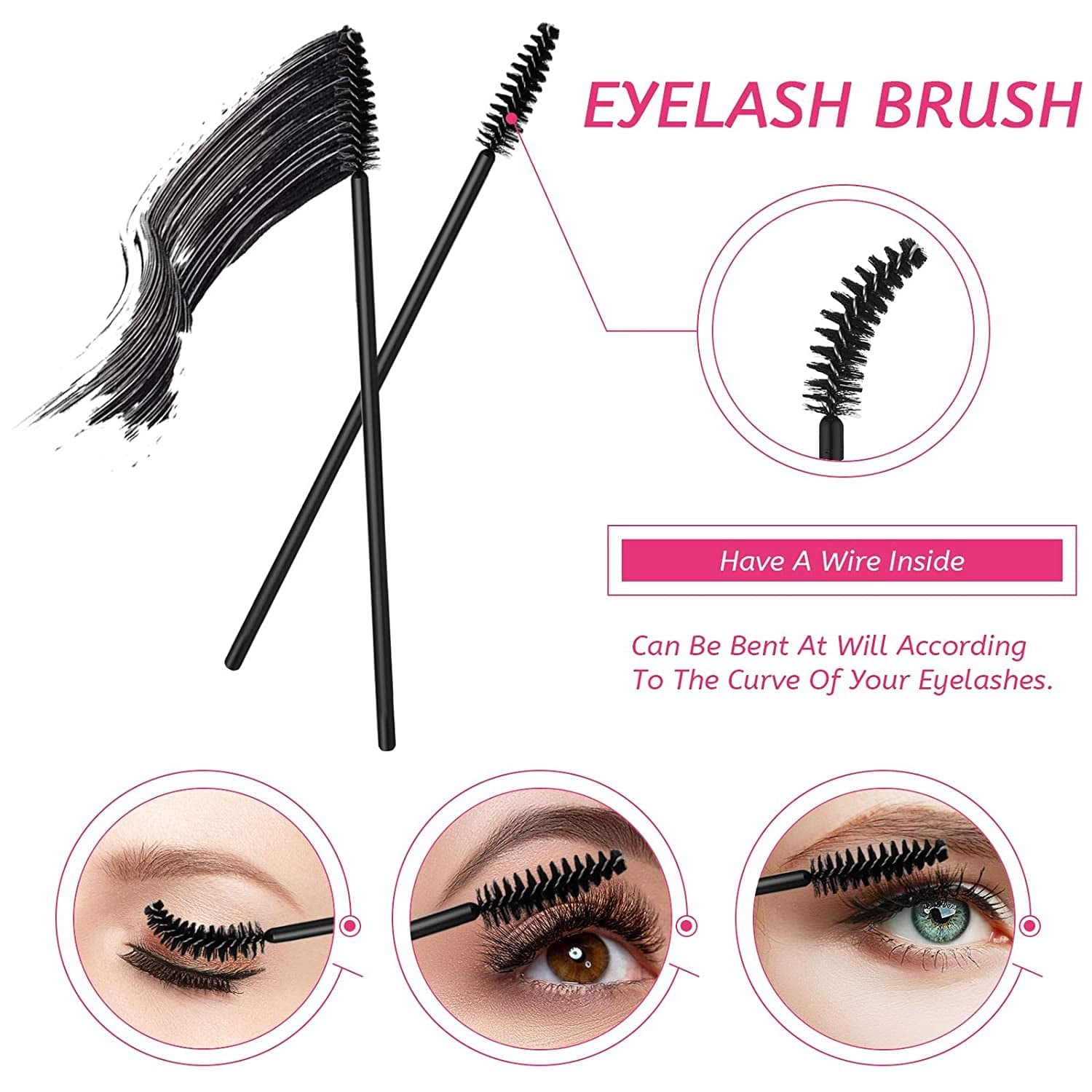 263 Pieces Makeup Applicators Tools Kit, Includes 50 Disposable Eyeliner Brushes 100 Lipstick Applicators Lip Wands 112 Mascara Wands Eyelash Brush with Plastic Organizer Box Health & Beauty > Personal Care > Cosmetics > Cosmetic Tools > Makeup Tools Maitys   