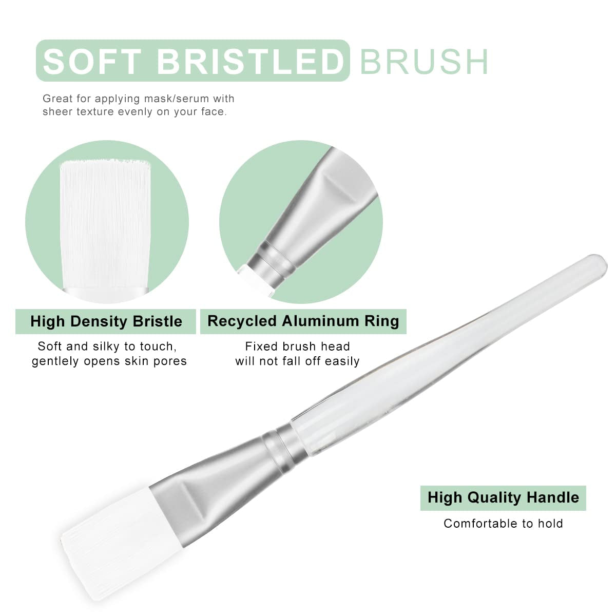 Face Mask Mixing Bowl Set, Plazuria 5 in 1 DIY Facemask Mixing Tool Kit with Facial Mask Bowl Stick Spatula Silicone Face Mask Brush & Premium Soft Face Brushes Health & Beauty > Personal Care > Cosmetics > Cosmetic Tools > Skin Care Tools Plazuria   