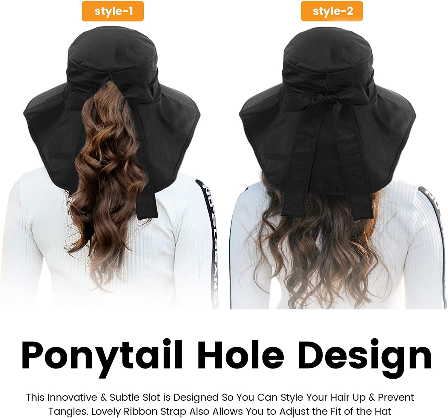 Toppers Womens Mens Sun Hat Rollable UPF 50+ Wide Brim Gardening Hat with Neck Flap Apparel & Accessories > Clothing Accessories > Hats Toppers   