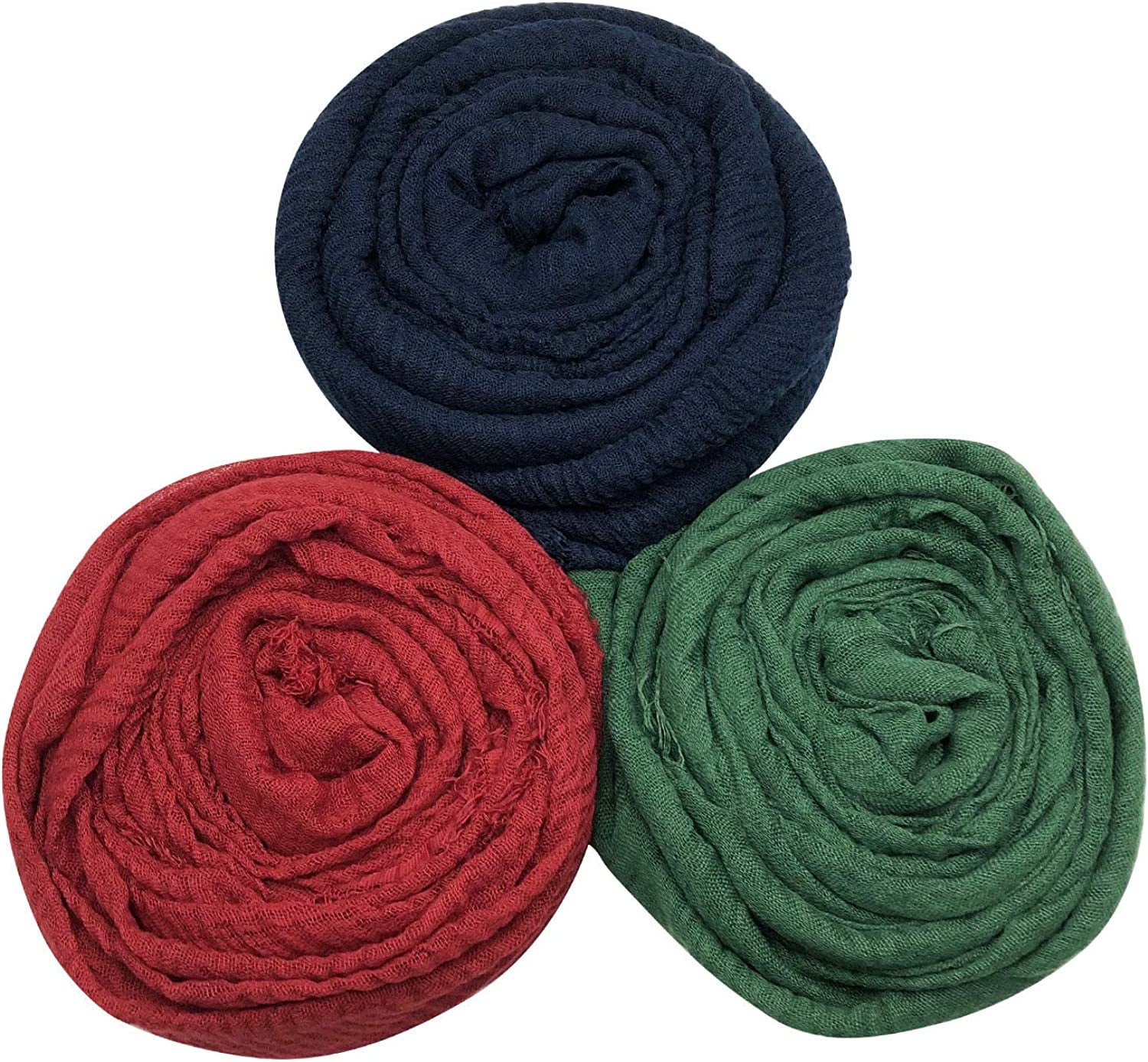 MANSHU 3 PCS Women Soft Scarf Shawl Long Scarf. Apparel & Accessories > Clothing Accessories > Scarves & Shawls MANSHU   