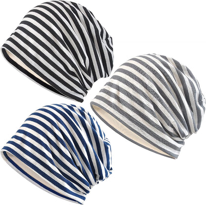 Kayier Women'S Baggy Casual Chemo Beanie Cap Apparel & Accessories > Clothing Accessories > Headwear Kayier 3 Pack-q  