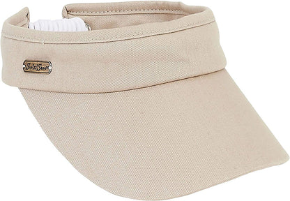 Sun Visors for Women - Visor Hats for Women, Summer, Beach, Gardening - Great for Golf, Tennis, Softball Apparel & Accessories > Clothing Accessories > Headwear Sun 'N' Sand Natural Coil Back - 3" Brim 