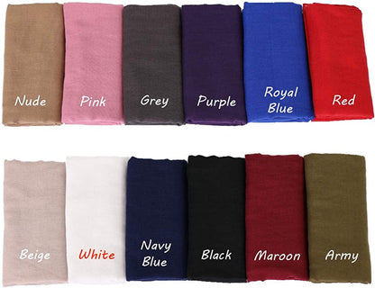 LMVERNA Women'S Long Scarf Solid Color Large Sheer Shawl Wraps for Evening Apparel & Accessories > Clothing Accessories > Scarves & Shawls LMVERNA   