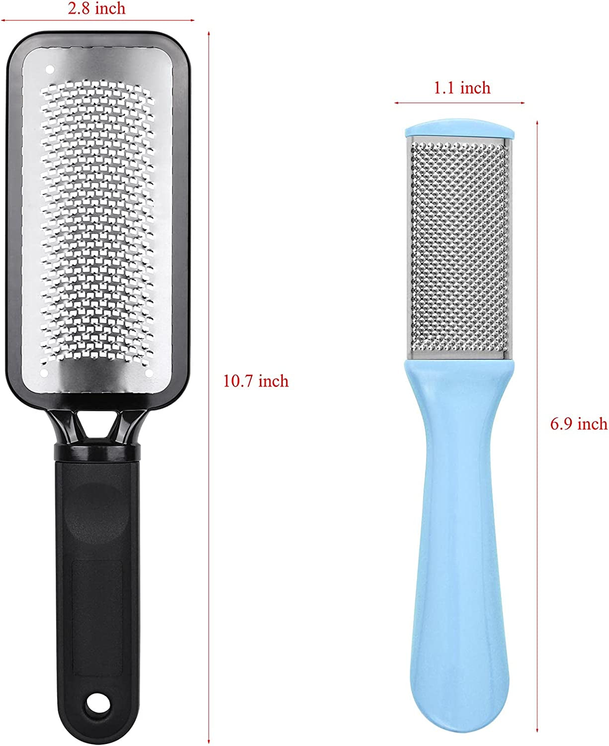 Foot Files Heel Callus Remover, 3 Pcs Professional Foot Care Pedicure Stainless Steel Rasp File for Wet and Dry Feet Health & Beauty > Personal Care > Foot Care LoveBB   