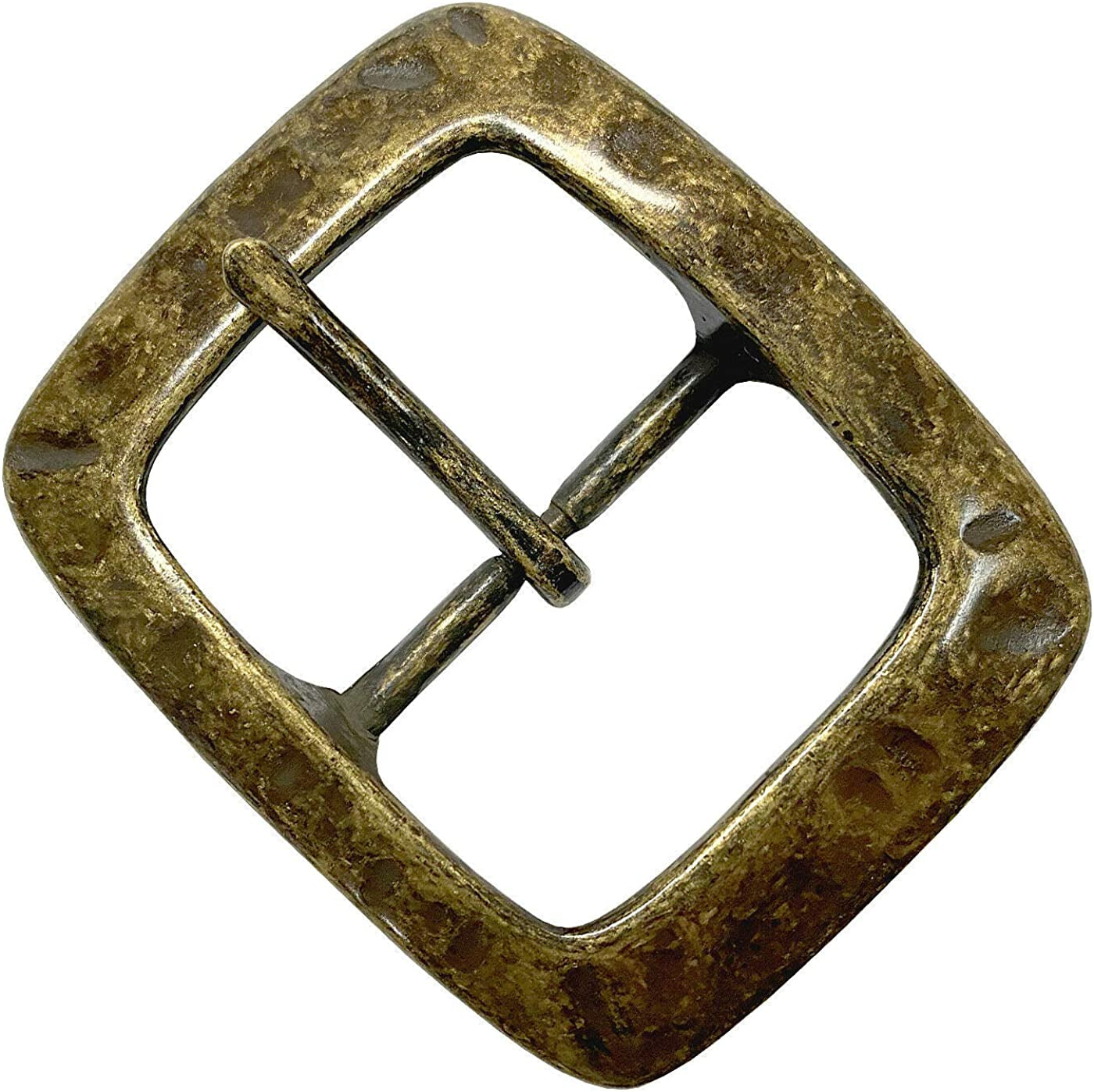 Replacement Belt Buckle Fits 1-1/2"(38Mm) Wide Belt Strap - Multi-Style Options Apparel & Accessories > Clothing Accessories > Belt Buckles Belts.com 25 / Cx-08_antique Brass  