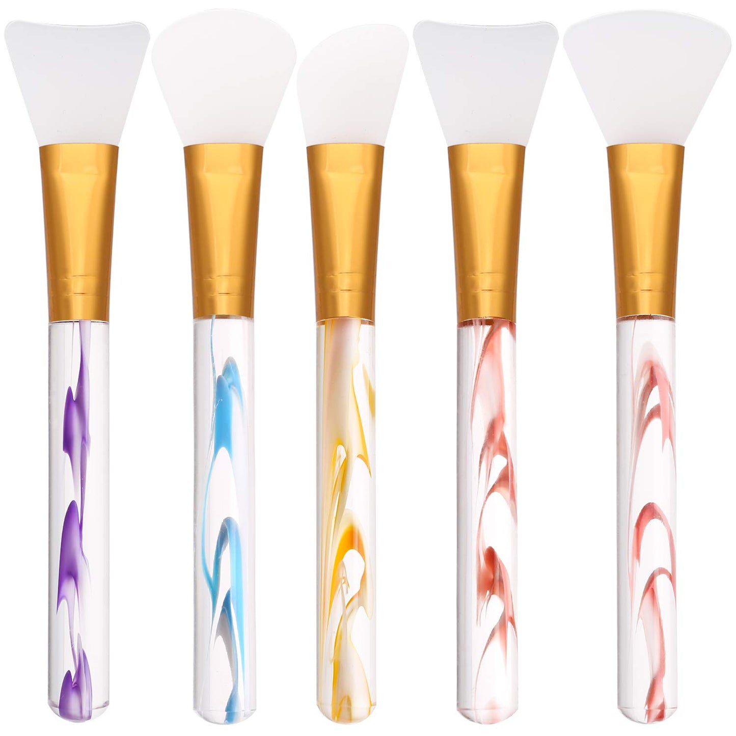 Elisel 5Pcs Silicone Face Mask Brushes Flexible Facial Mud Mask Applicator Brush for Applying Facial Mask,Sleeping Mask, Clay Mask,Body Lotion Mask Beauty Tools Makeup Brushes Applicator (Style 1) Health & Beauty > Personal Care > Cosmetics > Cosmetic Tools > Makeup Tools Elisel Style 2  