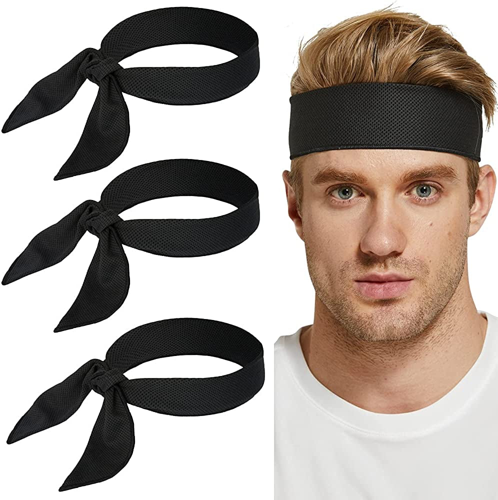 Instant Chill Head Tie Cooling Headbands for Men Women Moisture Wicking Headband Have Cooling Effect Apparel & Accessories > Clothing Accessories > Bandanas & Headties QING   