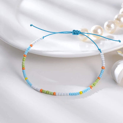 Tarsus Waterproof Adjustable Boho Ankle Bracelets Set Braided String Hawaii Anklets Jewelry Gifts for Women Teen Girls Apparel & Accessories > Jewelry > Anklets R&H Jewelry   