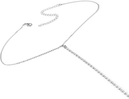 Sexy Rhinestone Bead Tassel Bikini Bra Body Chain for Women Girl Teen Exaggerated 14K Gold Silver Plated Seed Necklace Adjustable Summer Beach Body Jewelry Apparel & Accessories > Jewelry > Body Jewelry Caiyao   