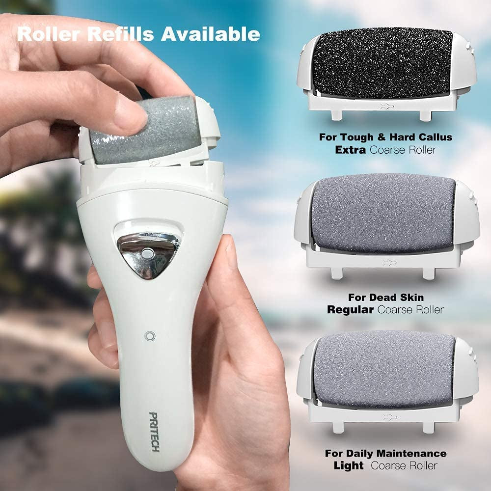 Electric Feet Callus Removers Rechargeable, Portable Electronic Foot File Pedicure Tools, Electric Callus Remover Kit, Professional Pedi Feet Care for Dead, Hard Cracked Dry Skin Ideal Gift Health & Beauty > Personal Care > Foot Care PRITECH   
