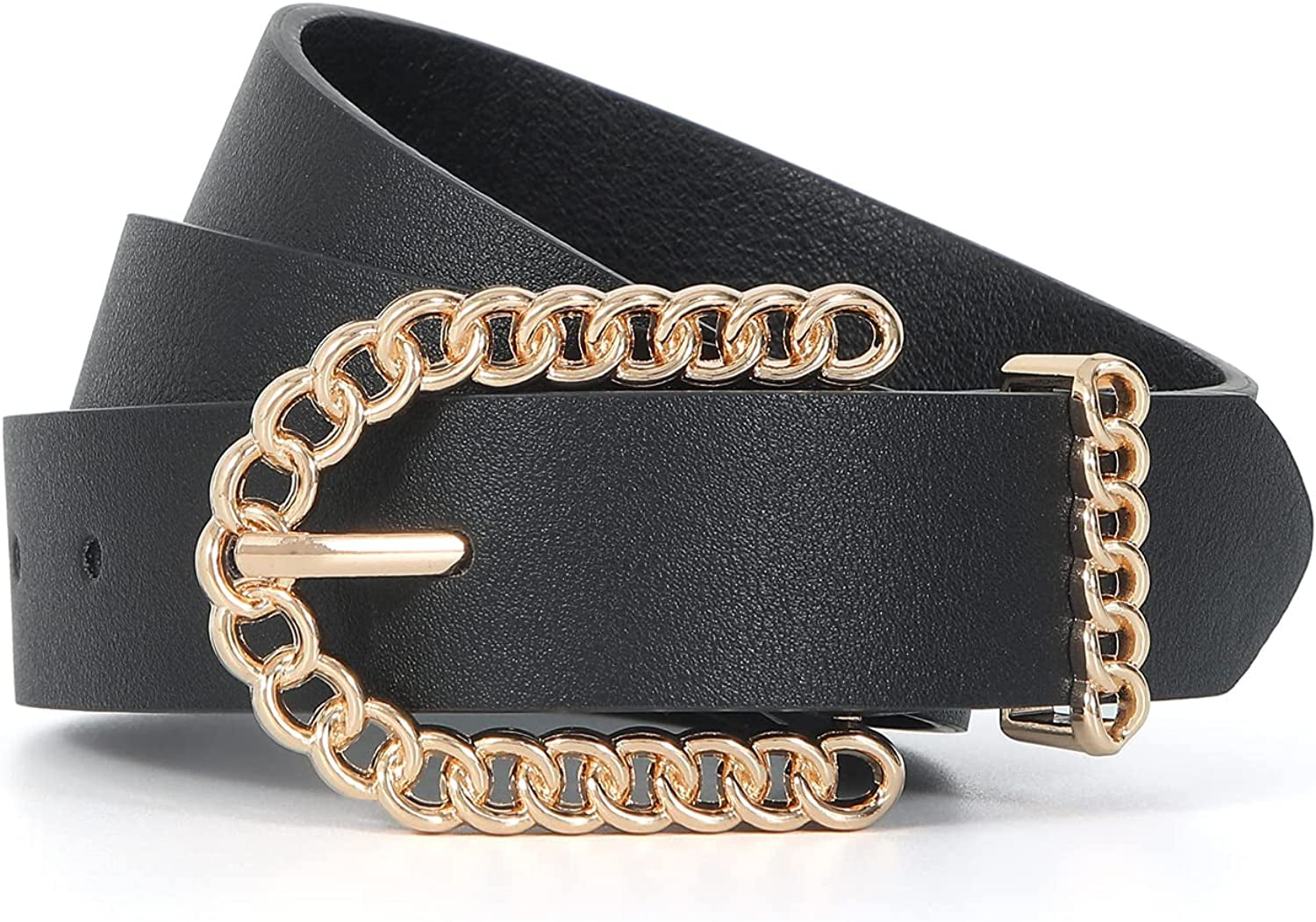 IFENDEI Women'S Faux Leather Belt for Jeans Dress Waist Belts Apparel & Accessories > Clothing Accessories > Belts IFENDEI   