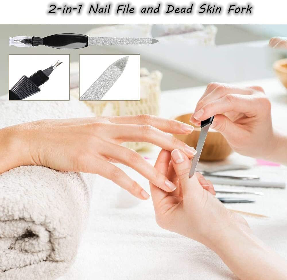 Professional Pedicure Tools Set, 26 in 1 Stainless Steel Foot Care Kit Foot Rasp Dead Skin Remover Pedicure Kit,Foot File Kit Foot Callus Remover, for Men Women Travel Health & Beauty > Personal Care > Foot Care ORBET   