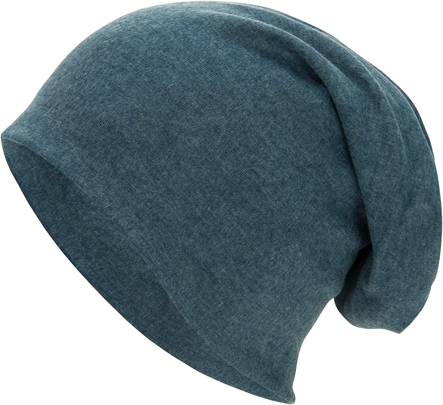 Century Star Unisex Baggy Lightweight Hip-Hop Soft Cotton Slouchy Stretch Beanie Hat Apparel & Accessories > Clothing Accessories > Headwear Century Star 01 Denim One Size 