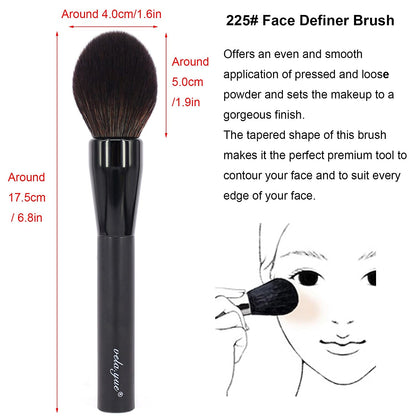 Vela.Yue Tapered Powder Brush Precision Face Blusher Bronzer Highlight Makeup Beauty Tool Health & Beauty > Personal Care > Cosmetics > Cosmetic Tools > Makeup Tools Vela.Yue   
