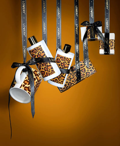 Gift Baskets for Women & Men, 18Pc Honey Almond Home Bath Pampering Package for Relaxing Stress Relief, Leopard Print Thank You, Birthday Gifts, Spa Self Care Kit, Aromatherapy Gifts Health & Beauty > Personal Care > Cosmetics > Bath & Body LOVERY   