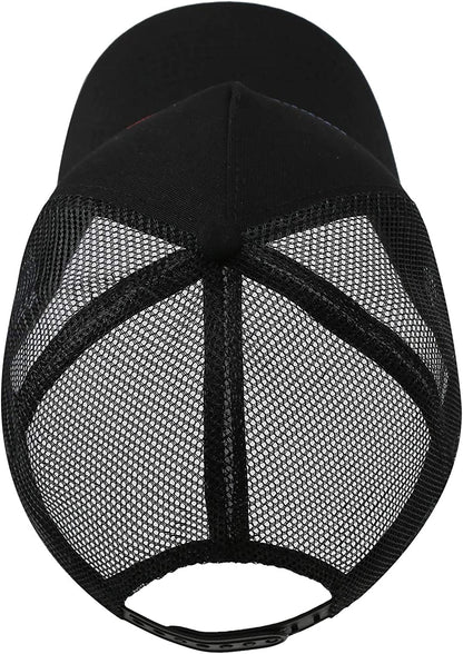VIONLAN Baseball Cap American Flag Trucker Hat for Men Women 3D Embossed Logo Adjustable Outdoor Mesh Snapback Hat Apparel & Accessories > Clothing Accessories > Hats VIONLAN   