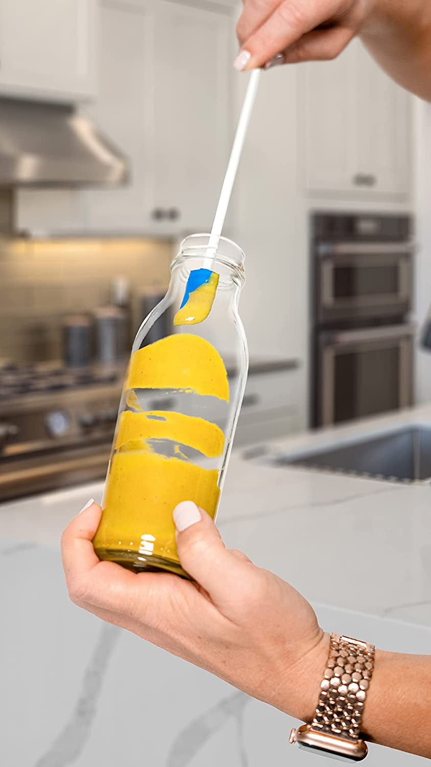 The Spatty & Spatty Daddy Last Drop Spatula, Two Piece Set (6" and 12") - Blue, Reusable, Flexible, as Seen on Shark Tank Health & Beauty > Personal Care > Cosmetics > Cosmetic Tools > Makeup Tools Spatty   