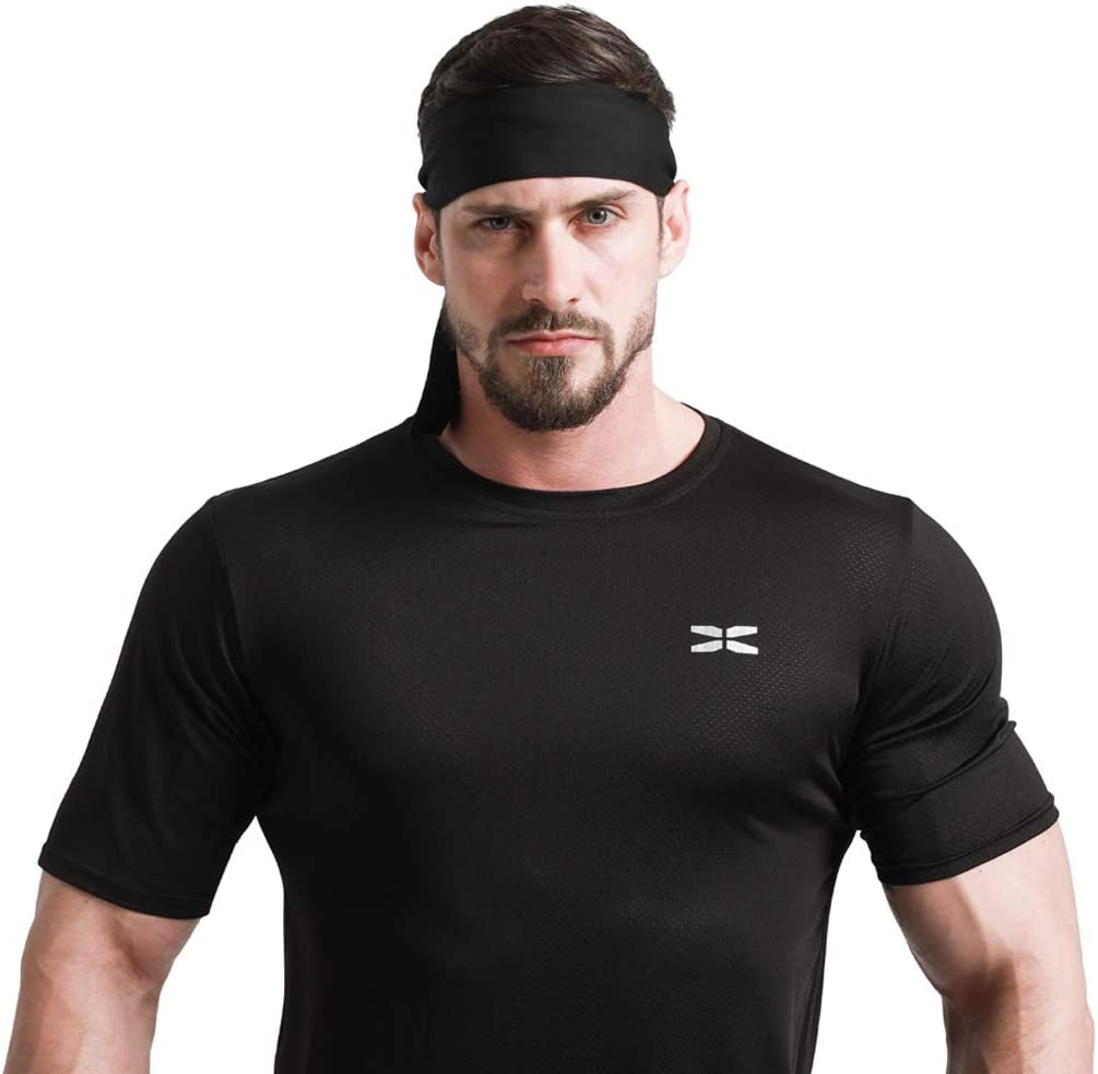 Sports Headband - Head Tie Tennis Tie Hairband - Sweatbands Headbands Wristbands Head Wrap - Ideal for Working Out,Tennis Apparel & Accessories > Clothing Accessories > Bandanas & Headties DEMIL   
