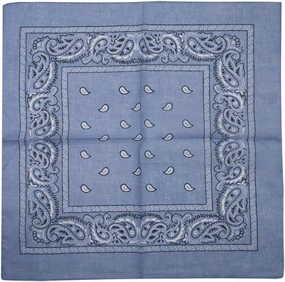 Lightweight Multicolored Cotton Bandana 12 Pack Apparel & Accessories > Clothing Accessories > Headwear Bioworld   