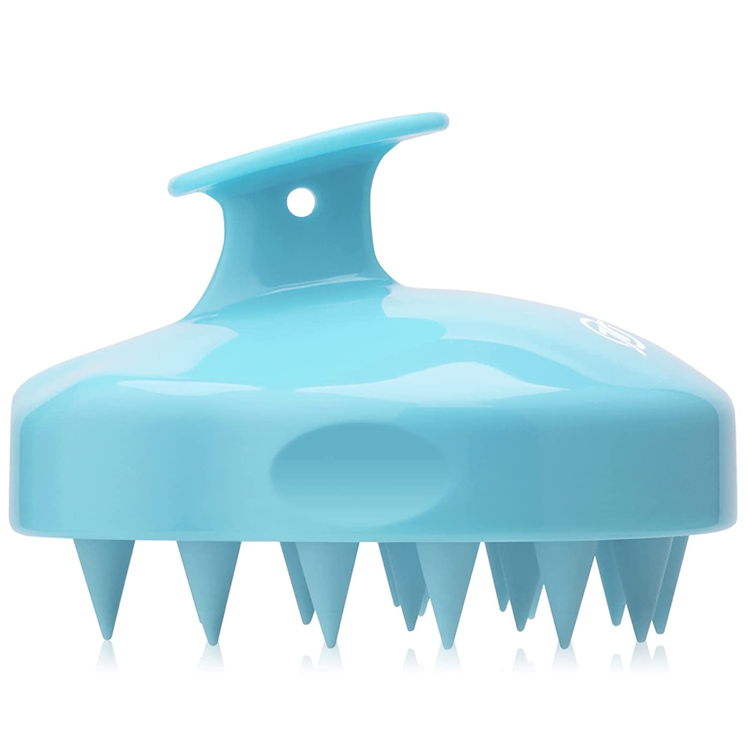 FREATECH Scalp Massager Shampoo Brush with Soft & Flexible Silicone Bristles for Hair Care and Head Relaxation, Ergonomic Scalp Scrubber/Exfoliator for Dandruff Removal and Hair Growth, Black Health & Beauty > Personal Care > Hair Care FREATECH Light Blue  