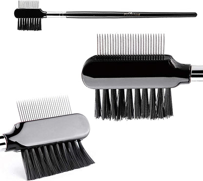 Greenlife 3Pcs Professional Eyelash Comb Lash Brush Duo Eyelash Brush Curlers Double-Ended Dual Eyebrow Brush Mascara Spoolie Separator Angled Brow Brush Steel Makeup Grooming Tool Health & Beauty > Personal Care > Cosmetics > Cosmetic Tools > Makeup Tools GreenLife   