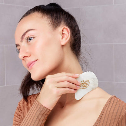 ILLUMINA BEAUTY Gua Sha Facial Tool, Unique 4-Edge Guasha Tool for Face, Jade Gua Sha Stone, Lymphatic Drainage Face Sculpting Tool Health & Beauty > Personal Care > Cosmetics > Cosmetic Tools > Skin Care Tools Illumina Beauty   