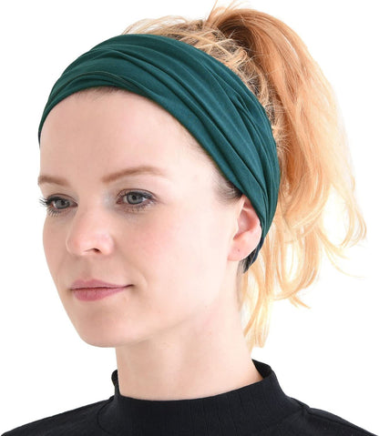 CCHARM Headband Bandana Japanese Style - Mens Head Wrap Womens Hair Band by Casualbox Apparel & Accessories > Clothing Accessories > Bandanas & Headties CCHARM Blue Green Medium 