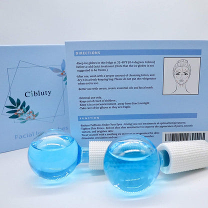 CIBLUTY ICE GLOBES for FACIAL, 2 PCS Facial Globes for Massage Tool, Facial Roller Cold Skin Massagers, Tighten Skin, Reduce Puffiness and Dark Circles, Enhance Circulation Health & Beauty > Personal Care > Cosmetics > Cosmetic Tools > Skin Care Tools CIBLUTY   