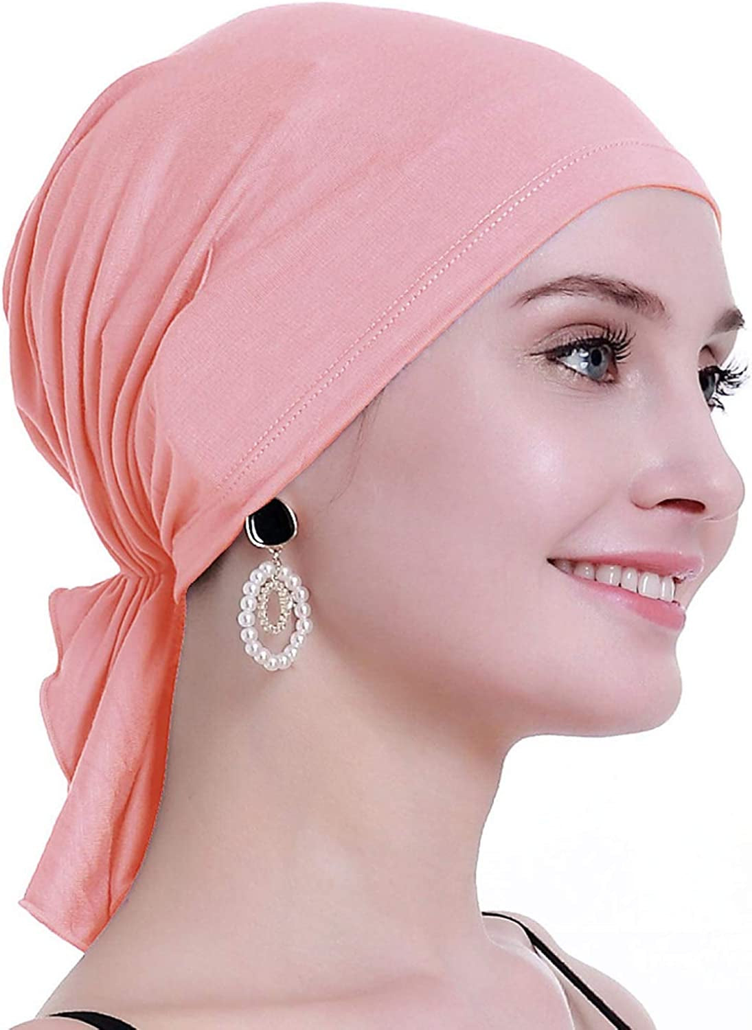 Osvyo Bamboo Chemo Headscarf for Women Hair Loss - Cancer Slip on Headwear Turbans Sealed Packaging  osvyo   