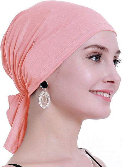 Osvyo Bamboo Chemo Headscarf for Women Hair Loss - Cancer Slip on Headwear Turbans Sealed Packaging  osvyo   