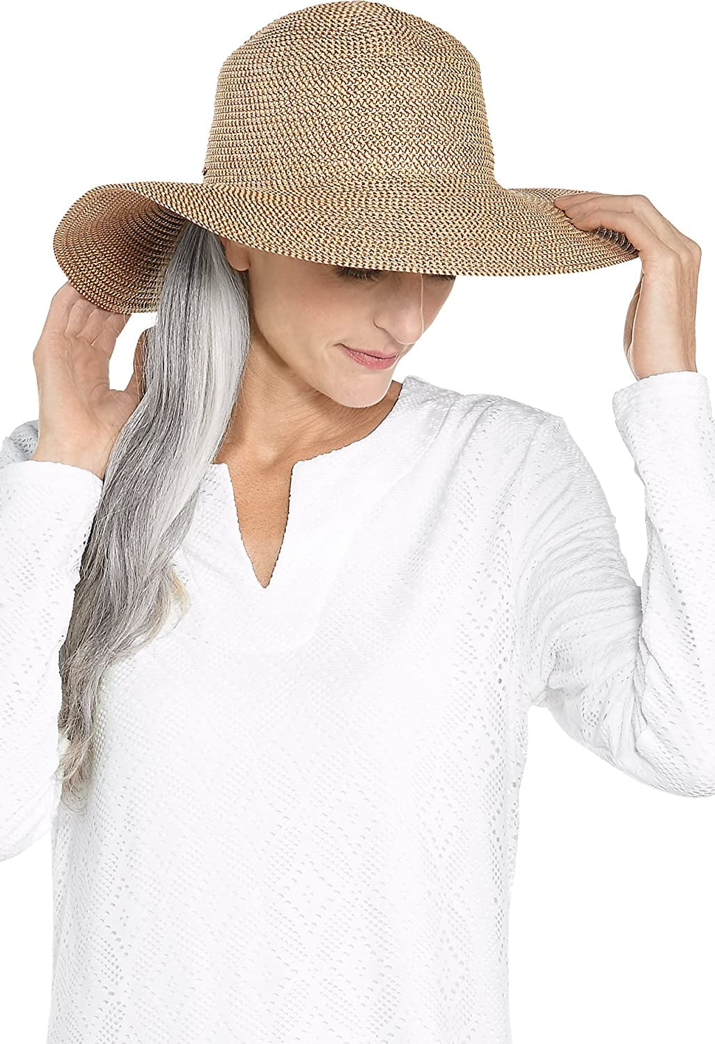 Coolibar UPF 50+ Women'S Blake Elegant Floppy Sun Hat - Sun Protective Apparel & Accessories > Clothing Accessories > Hats Coolibar   