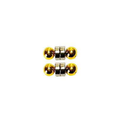 Non-Piercing Nipple Ring Magnetic Barbell Stud Fake Body Jewelry for Women (B - Black (Regular)) Apparel & Accessories > Jewelry > Body Jewelry All Body Art A - Mini (Gold)  