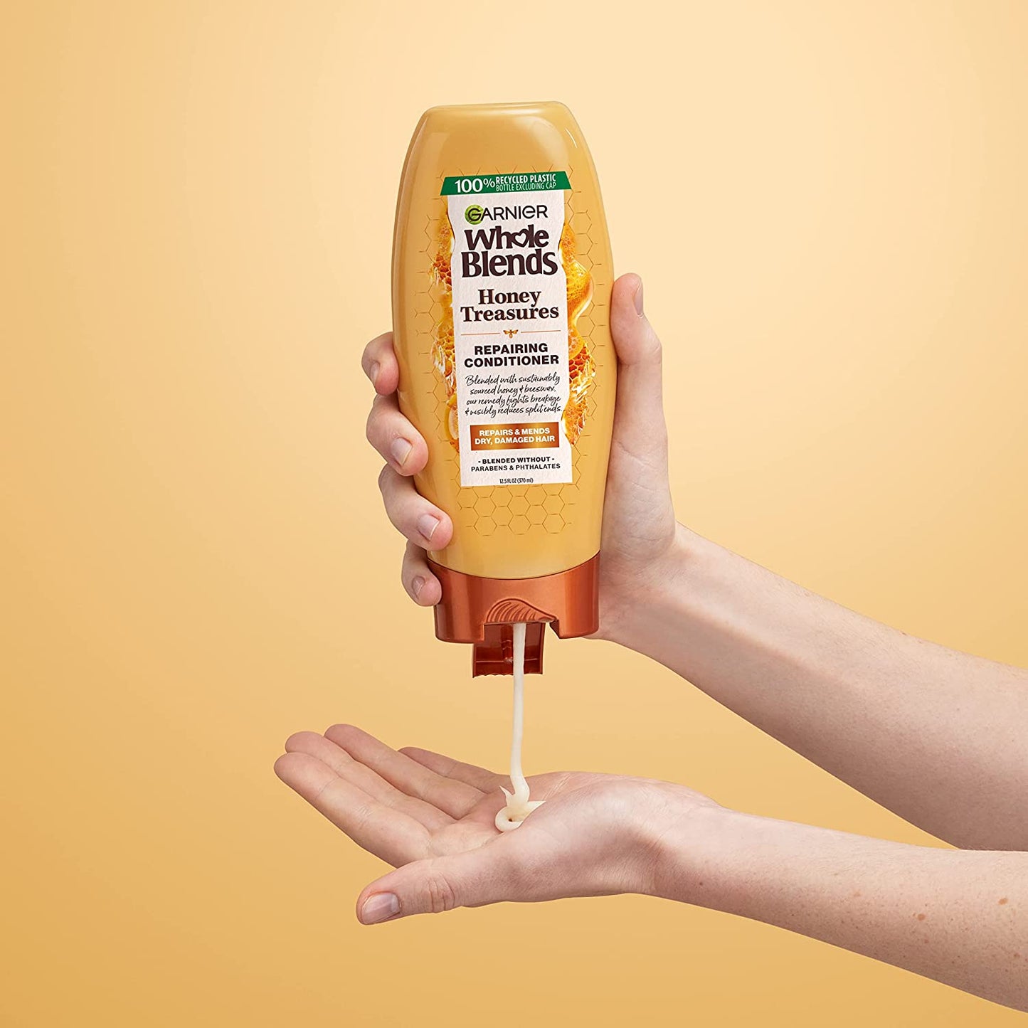 Garnier Whole Blends Honey Treasures Repairing Shampoo and Conditioner, for Dry, Damaged Hair, 22 Fl Oz Ea, 1 Kit (Packaging May Vary) Health & Beauty > Personal Care > Hair Care Garnier   