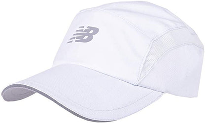 New Balance 5 Panel Performance Hat Apparel & Accessories > Clothing Accessories > Hats New Balance Solid White One Size 