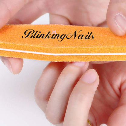 Sponge Nail File and Buffers 10Pcs for Nail Art Care Double Sides Design 100/180 Grit Nail Buffer Professional Manicure Nail Tools Color Gray Health & Beauty > Personal Care > Cosmetics > Cosmetic Tools > Nail Tools BlinkingNails   