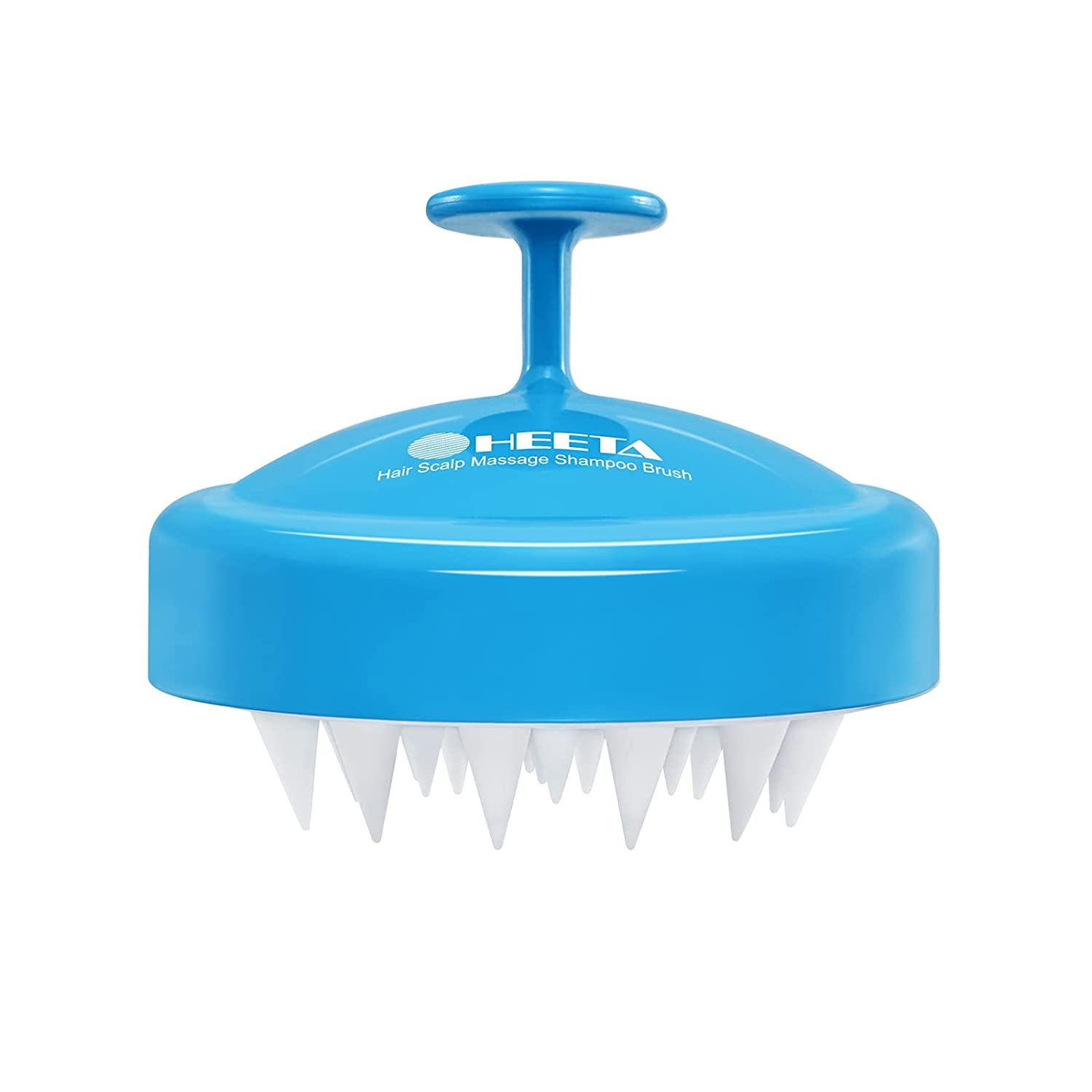 Hair Shampoo Brush, HEETA Scalp Care Hair Brush with Soft Silicone Scalp Massager (Black) Health & Beauty > Personal Care > Hair Care HEETA Sky Blue  