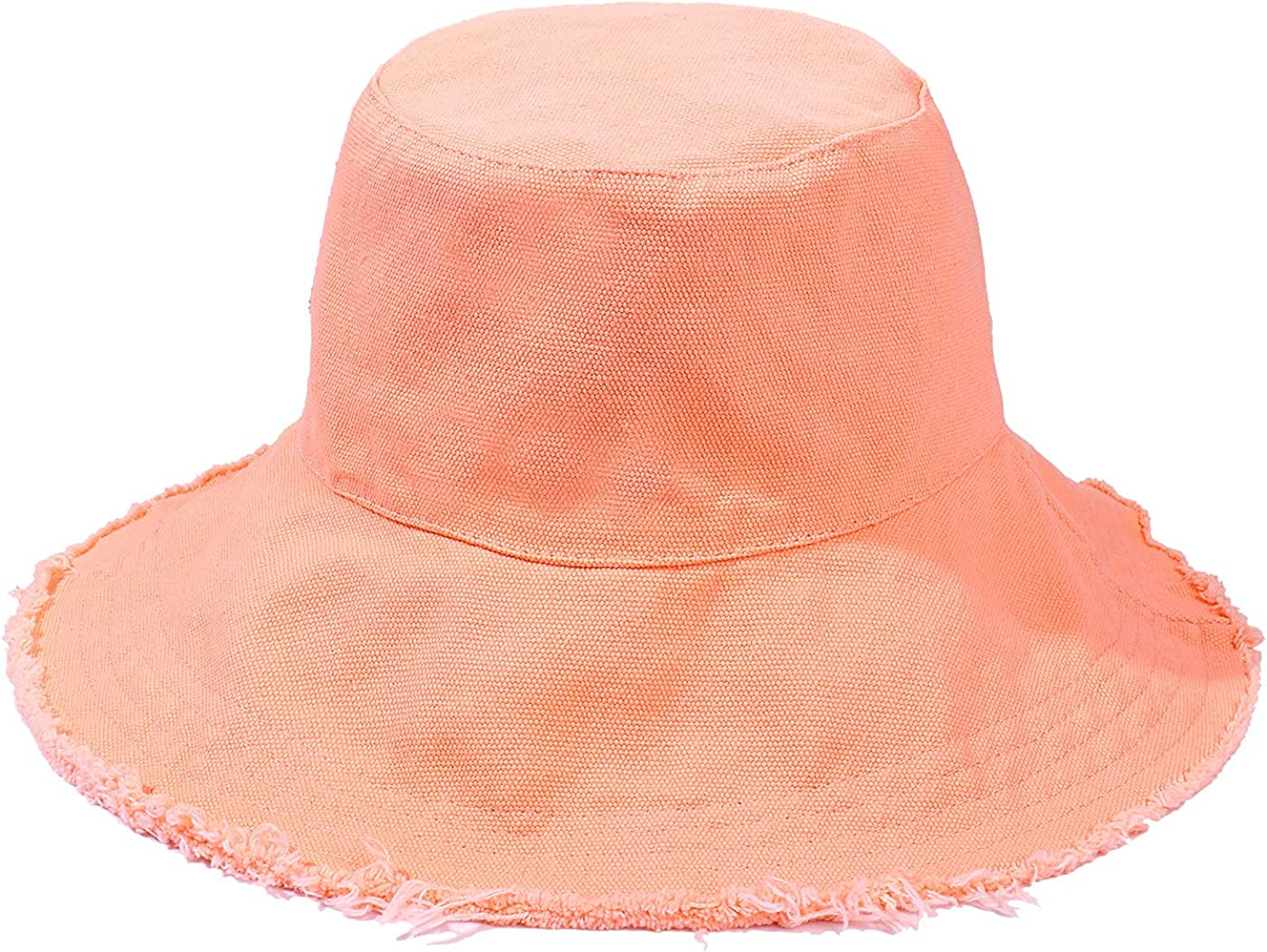 HZEYN Bucket Hats for Women Wide Brim Summer Travel Packable Cotton Bucket Beach Sun Hat UPF 50+ Apparel & Accessories > Clothing Accessories > Hats HZEYN Light Pink  