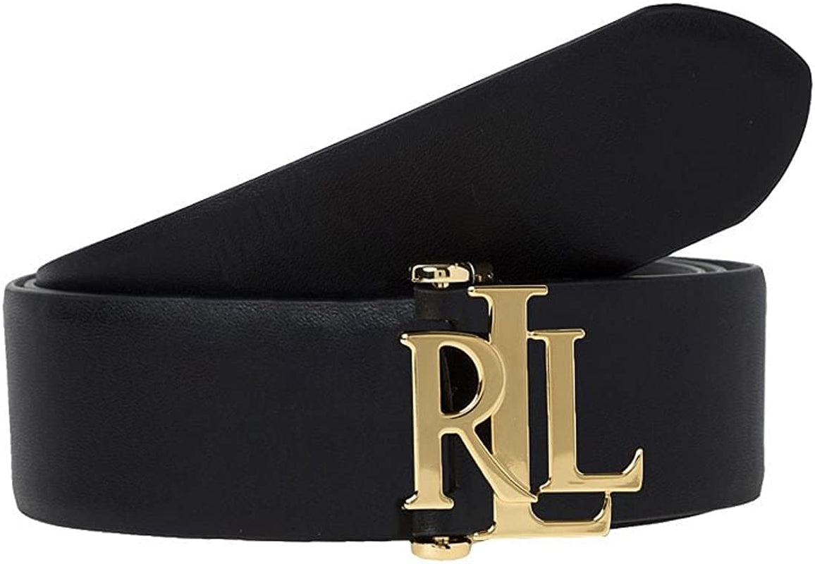 LAUREN Ralph Lauren Ladies Belt Black M Apparel & Accessories > Clothing Accessories > Belts Lauren Ralph Lauren   