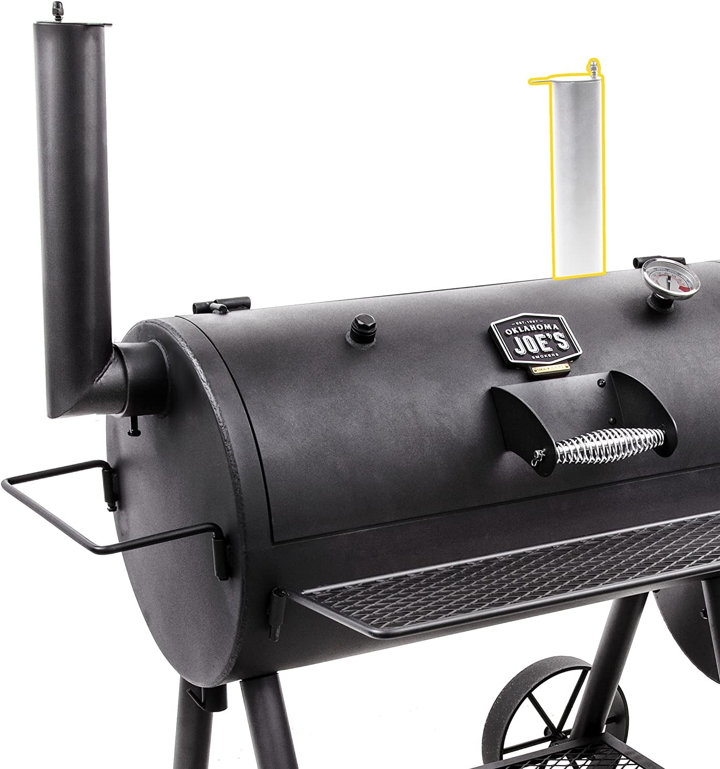 Oklahoma Joe'S Longhorn Reverse Flow Smoker, Black Apparel & Accessories > Jewelry > Body Jewelry Oklahoma Joe's   