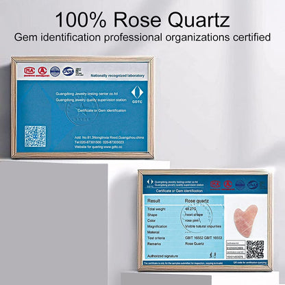 Pursalt Rose Quartz Gua Sha Facial Tools, Natural Jade Stone Scraping Massage Tools for Facial Lifting, Anti-Aging, Anti-Wrinkle, Luxury Box Heart Gifts for Women (Pink) Health & Beauty > Personal Care > Cosmetics > Cosmetic Tools > Skin Care Tools pursalt   