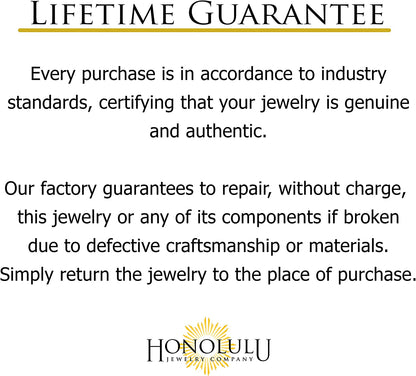 Honolulu Jewelry Company Sterling Silver Plumeria Flower Nature Hook Earrings with Czs, 12Mm Apparel & Accessories > Jewelry > Earrings Honolulu Jewelry Company   