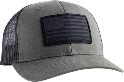 Magpul Women'S Trucker Hat Snap Back Baseball Cap, One Size Fits Most Apparel & Accessories > Clothing Accessories > Hats Magpul Standard Patch Charcoal/Black One Size 