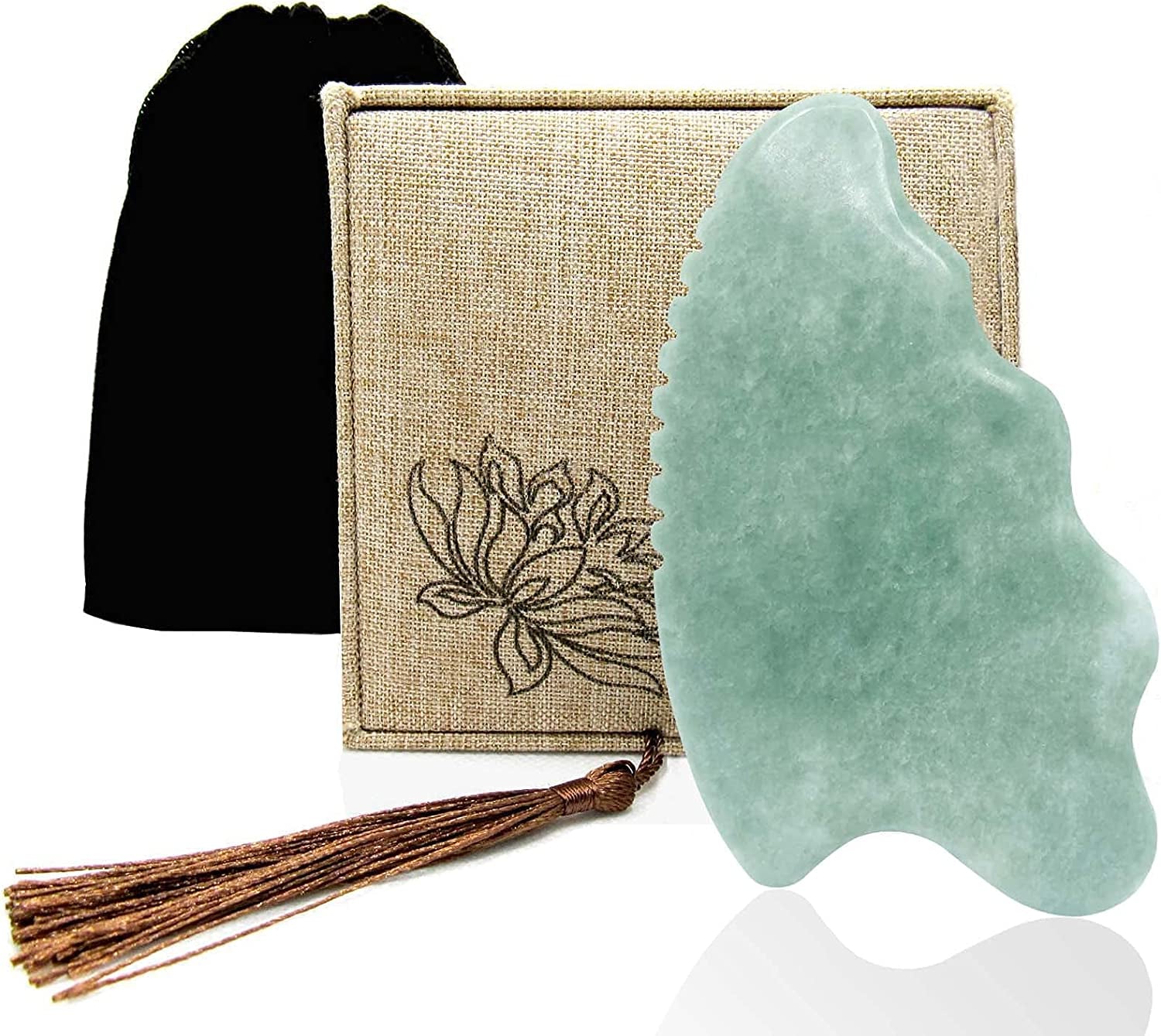 Gua Sha Facial Tools,Jade Gua Sha Massage Tool Comb Edge,Guasha Tool for Face, Gua Sha Stones for Body Muscle Relaxing Acupuncture Therapy… Health & Beauty > Personal Care > Cosmetics > Cosmetic Tools > Skin Care Tools WYGOAKG   