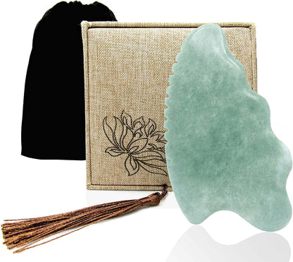 Gua Sha Facial Tools,Jade Gua Sha Massage Tool Comb Edge,Guasha Tool for Face, Gua Sha Stones for Body Muscle Relaxing Acupuncture Therapy… Health & Beauty > Personal Care > Cosmetics > Cosmetic Tools > Skin Care Tools WYGOAKG   