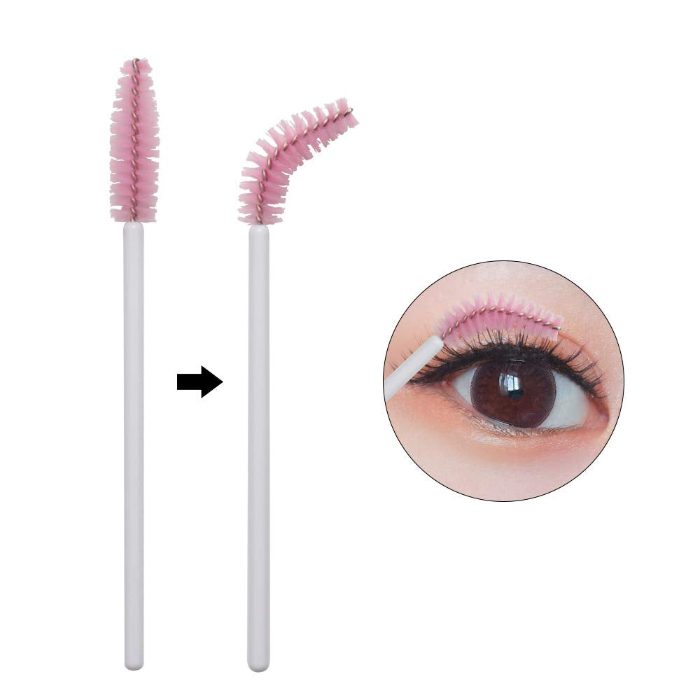 Myaokue-Up 100 Pack Eyelash Mascara Wands Disposable Lash Brushes for Extensions Makeup Applicator Tool, White/Pink… Health & Beauty > Personal Care > Cosmetics > Cosmetic Tools > Makeup Tools myaokue-up   