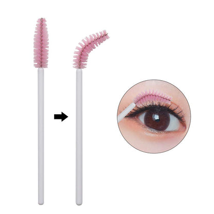 Myaokue-Up 100 Pack Eyelash Mascara Wands Disposable Lash Brushes for Extensions Makeup Applicator Tool, White/Pink… Health & Beauty > Personal Care > Cosmetics > Cosmetic Tools > Makeup Tools myaokue-up   