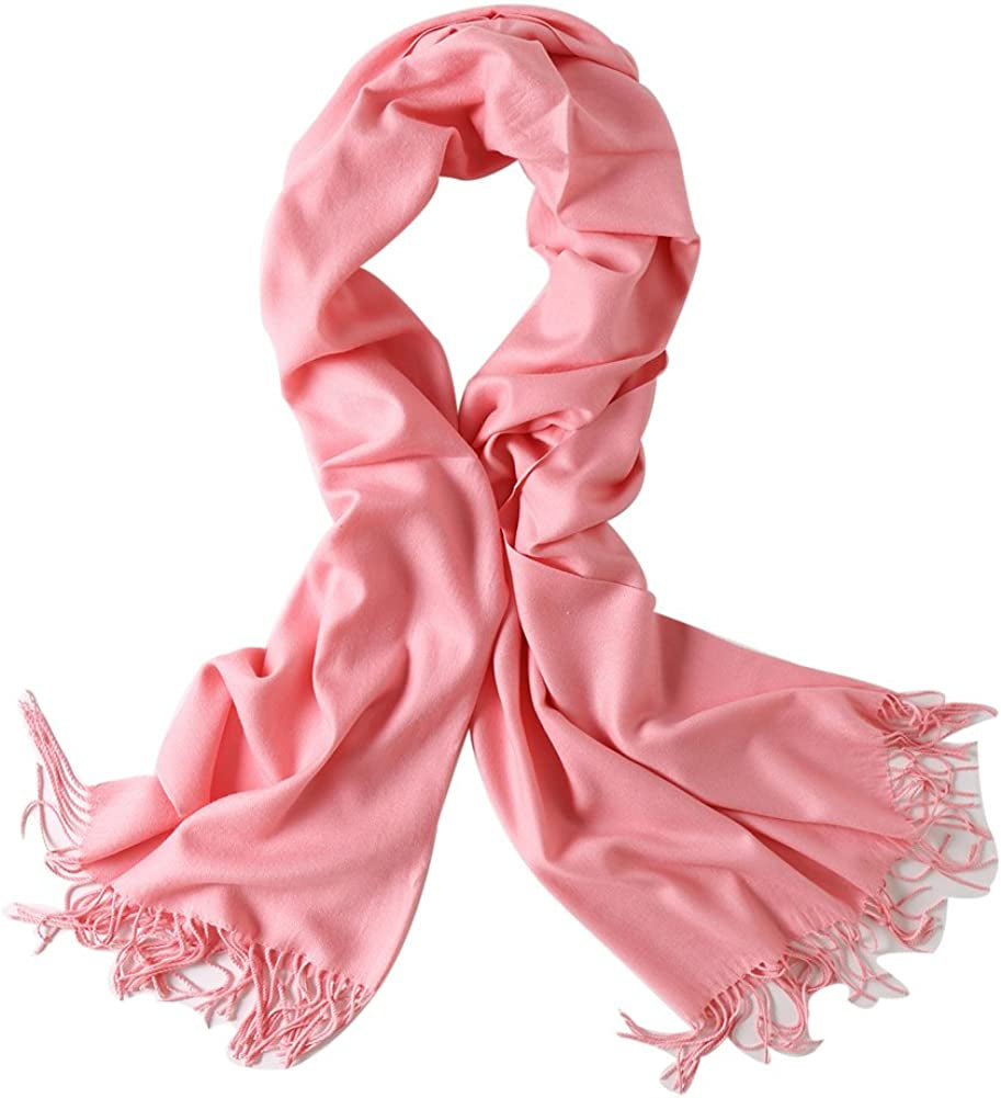 Bellonesc Cashmere Scarf Shawls for Women and Men Apparel & Accessories > Clothing Accessories > Scarves & Shawls Beillonesc Pink  