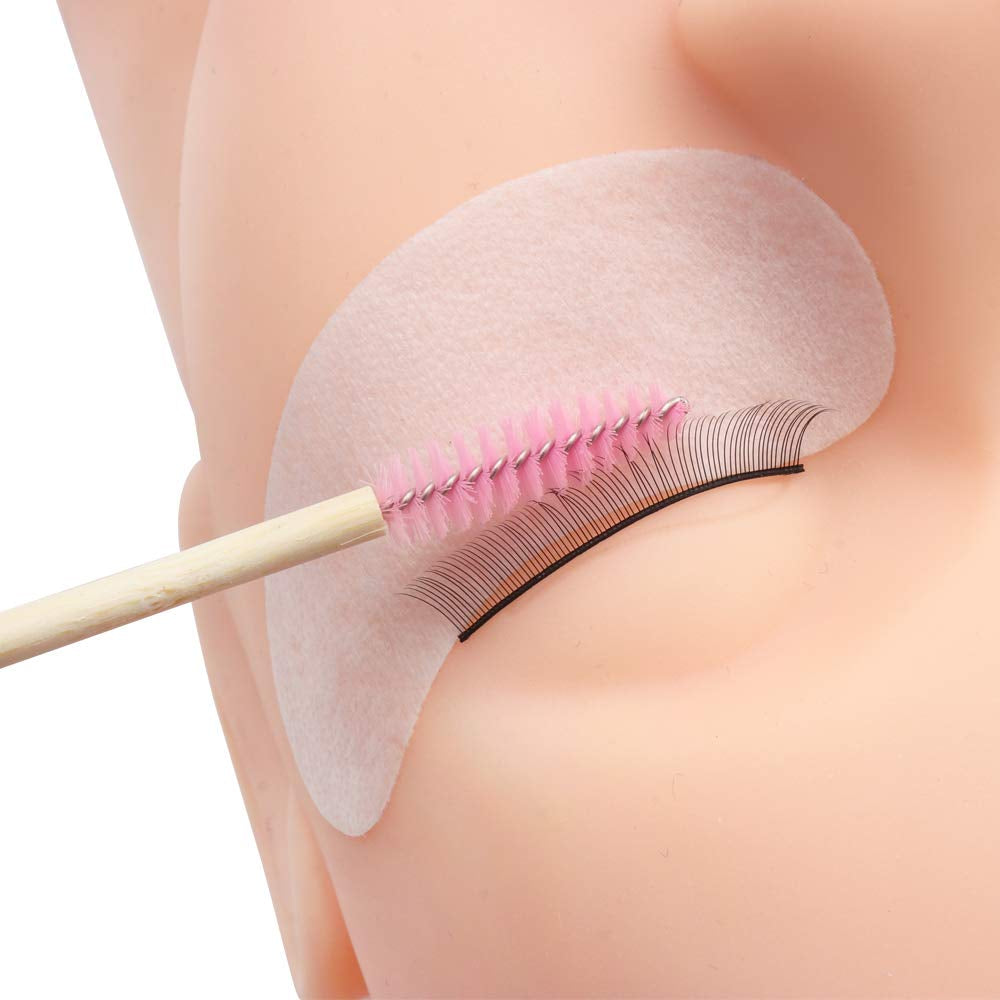 Mekupeu 100 Pack Eyelash Mascara Wands Disposable Eco-Friendly Bamboo Handle Makeup Brushes Eye Lash Extension Tool Kit, Pink Health & Beauty > Personal Care > Cosmetics > Cosmetic Tools > Makeup Tools Mekupeu   