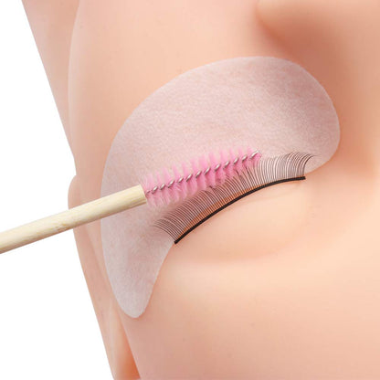 Mekupeu 100 Pack Eyelash Mascara Wands Disposable Eco-Friendly Bamboo Handle Makeup Brushes Eye Lash Extension Tool Kit, Pink Health & Beauty > Personal Care > Cosmetics > Cosmetic Tools > Makeup Tools Mekupeu   