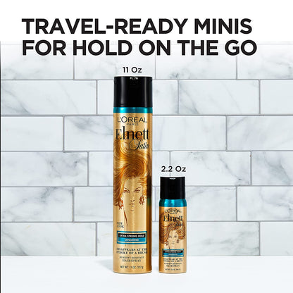 L'Oreal Paris Hair Care Elnett Satin Extra Strong Hold Hairspray, Unscented, 11 Ounce (Pack of 2) Health & Beauty > Personal Care > Hair Care L'Oreal Paris   